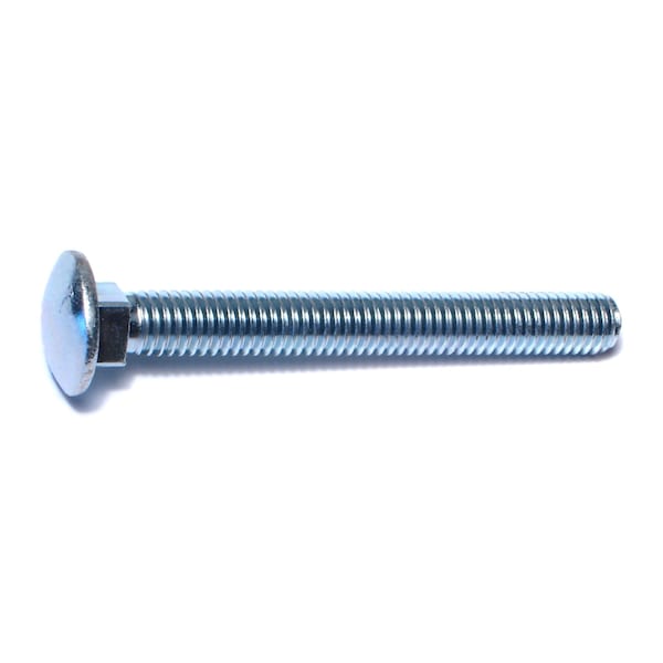 Midwest Fastener Carriage Bolt, Square Neck, 16 (Coarse), 3-1/4 in L, Steel, Zinc Plated, 50 PK 08491 - main